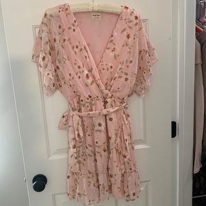 Spring wrap dress